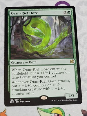 C3259 MAGIC MTG ZENDIKAR RISING ORAN-RIEF OOZE #198 NM RARE