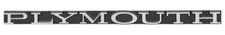 Fits Mopar 1970 Plymouth Cuda Barracuda; "Plymouth" Grill Emblem 2998282