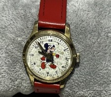 Disney Mickey Mouse Vintage Women s Watch PARTS OR REPAIR