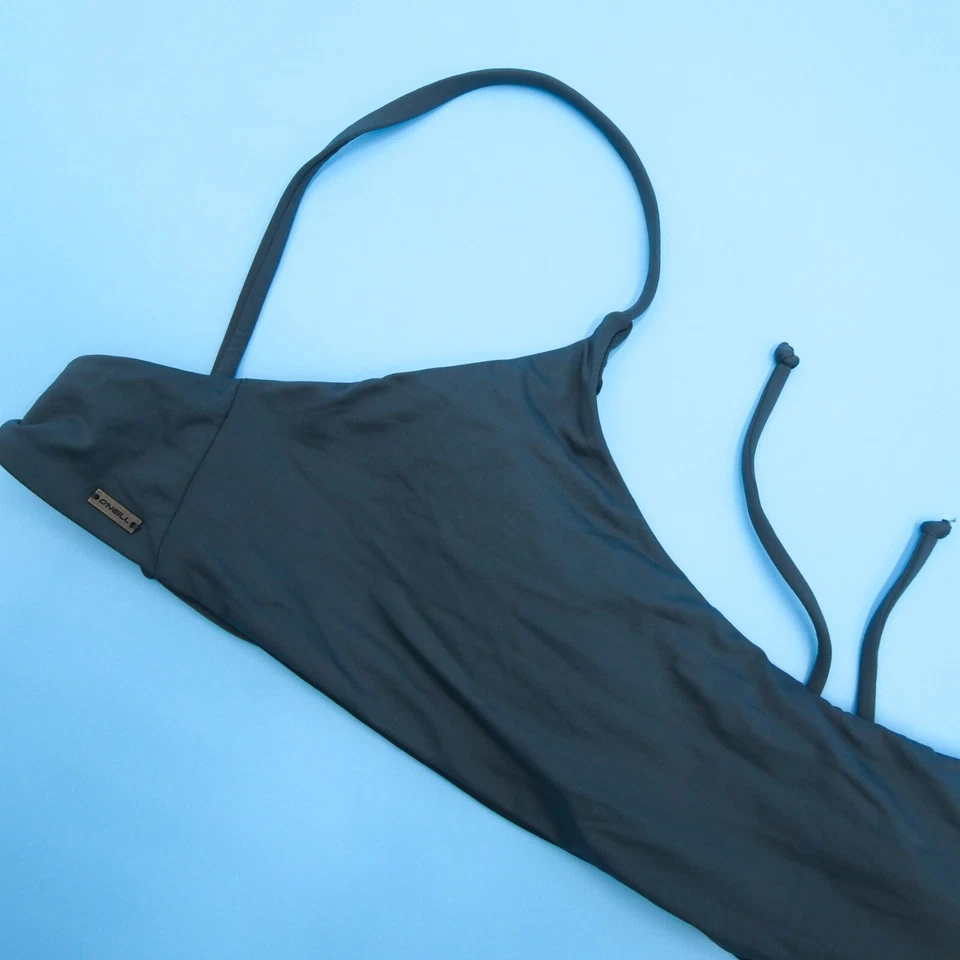 O'Neill Large Bikini Top Padded Green Saltwater Swim Solids Beach Swimsuit New - Image 3 of 4