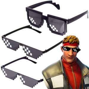 Thug Life Glasses 8 Bit Fortnite Minecraft Roblox Deal With It Meme Sunglasses Ebay - roblox diy glasses