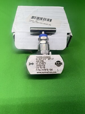Sami 1000DDADABAA AISI 316L IN-OUT 1/2  NPT-F Two Way Valve