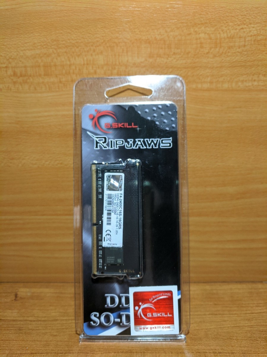 Ripjaws F4-2400C16S-16GRS SO-DIMM 16GB DDR4-2400Mhz 16GB