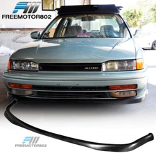 Fits 90-93 Honda Accord Type R Style Front Bumper Lip Spoiler PU