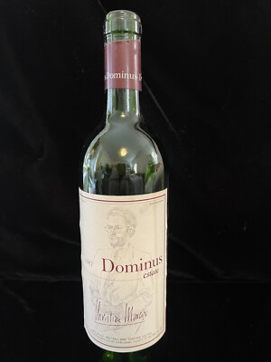 Dominus Estate 1987 Empty Wine Bottle w/ Sediment In The Bottle - No Cork
