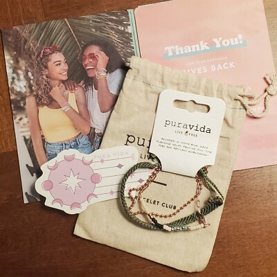 Bracelets Rose Gold Wave Pack Pura Vida ❇️RETIRED❇️ PURA VIDA ASPYN OVARD  GOLD RUSH PACK ROSE GOLD‼️FREE SAME DAY SHIP