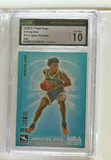 🔥2020 NBA Hoops James Wiseman Arriving Now Holo #SS-6 CSG 10 Gem Mint Invest!🔥
