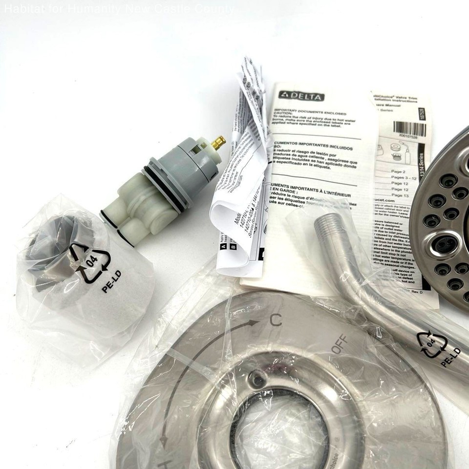 Delta Stainless In2ition 142710c Ss 120 Shower Head Parts eBay
