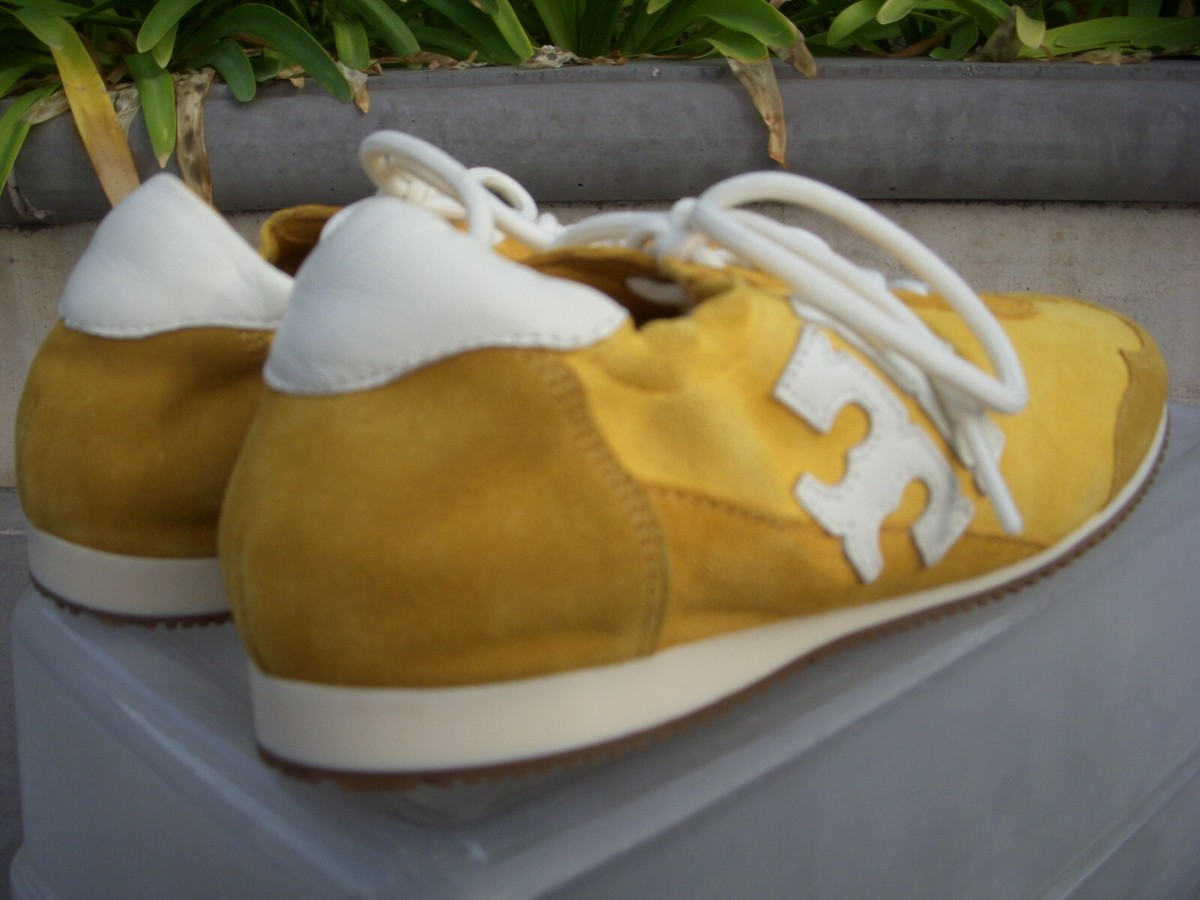 Tory Burch Style 76916 Kid Suede/Calf Leather Yellow