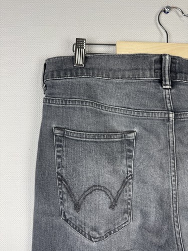 EDWIN ED-80 Gray Denim Slim-Tapered Comfort Button Fly Jeans 32/32 - Picture 17 of 24