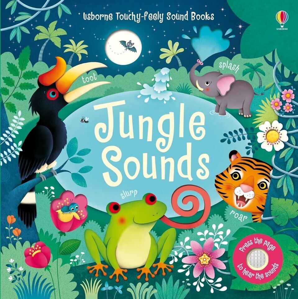 Usborne Sound Books Collection 4 Books Set (Series 1) Jungle