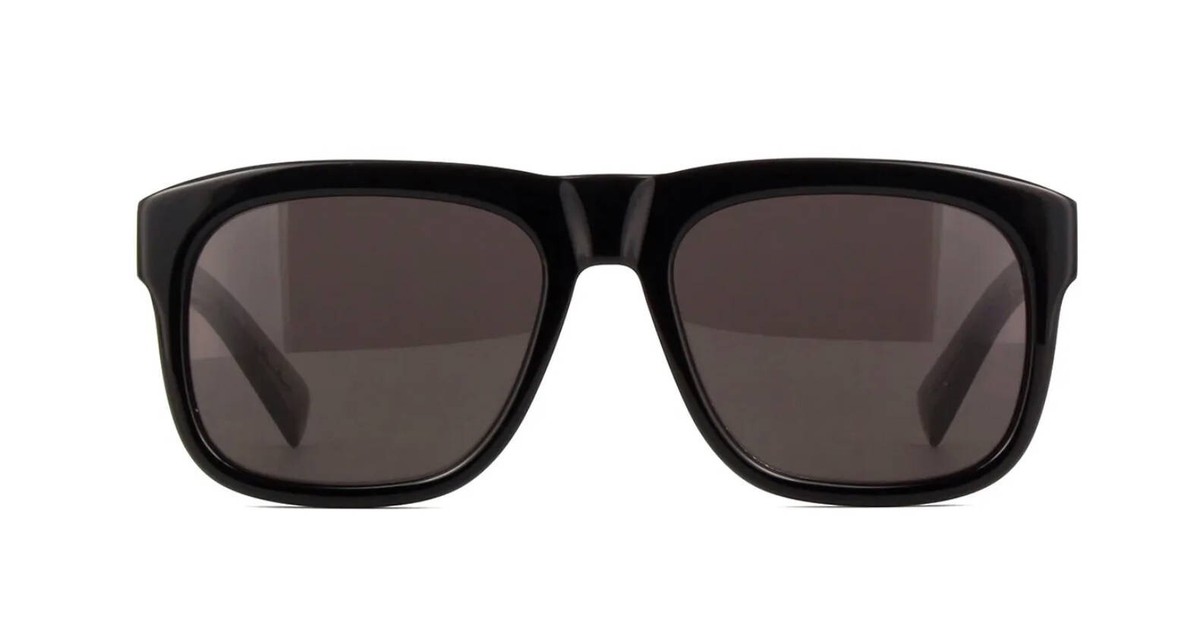 Saint Laurent Black Designer Sunglasses Classic Square Italy SL558 003 57-19-145 Saint Laurent SL 558 Sunglasses | Select Eyewear main image 4