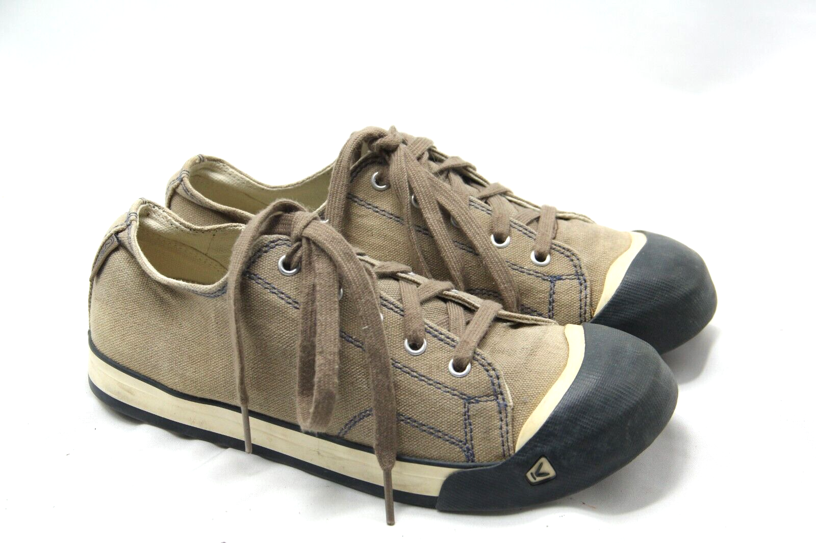 Scarpa Keen Coronado giovane uomo 5 marrone lavabile tela sneaker vulcanizzata escursionismo