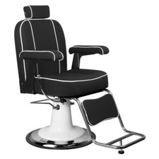 Barber  Heerenstuhl  Friseurstuhl  Friseursessel AMADEO  schwarz