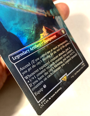 MTG Anduril, Narsil Reforged *BORDERLESS FOIL* The Lord of the