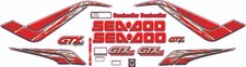 SEADOO GTX 1998 LIMITED Graphics / Decal / Sticker Kit RED