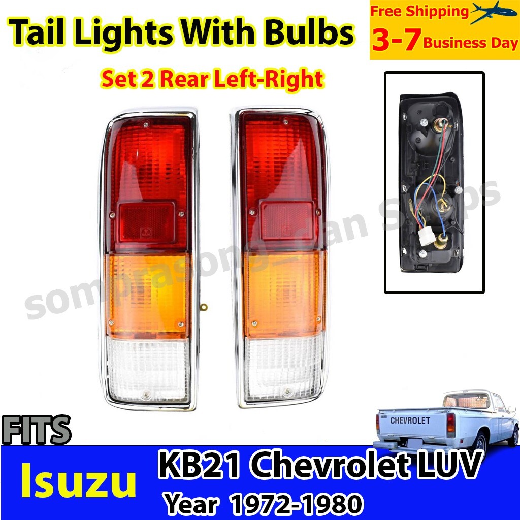 Classic Pickup Tail Light Set for Chevy LUV 1972-80 Isuzu KB21