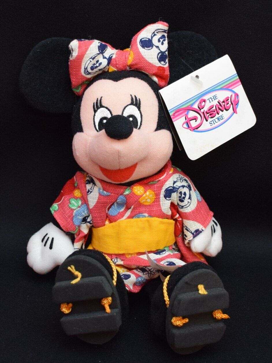 Disney Store Plush Stuffed Toy Minnie (kimono)
