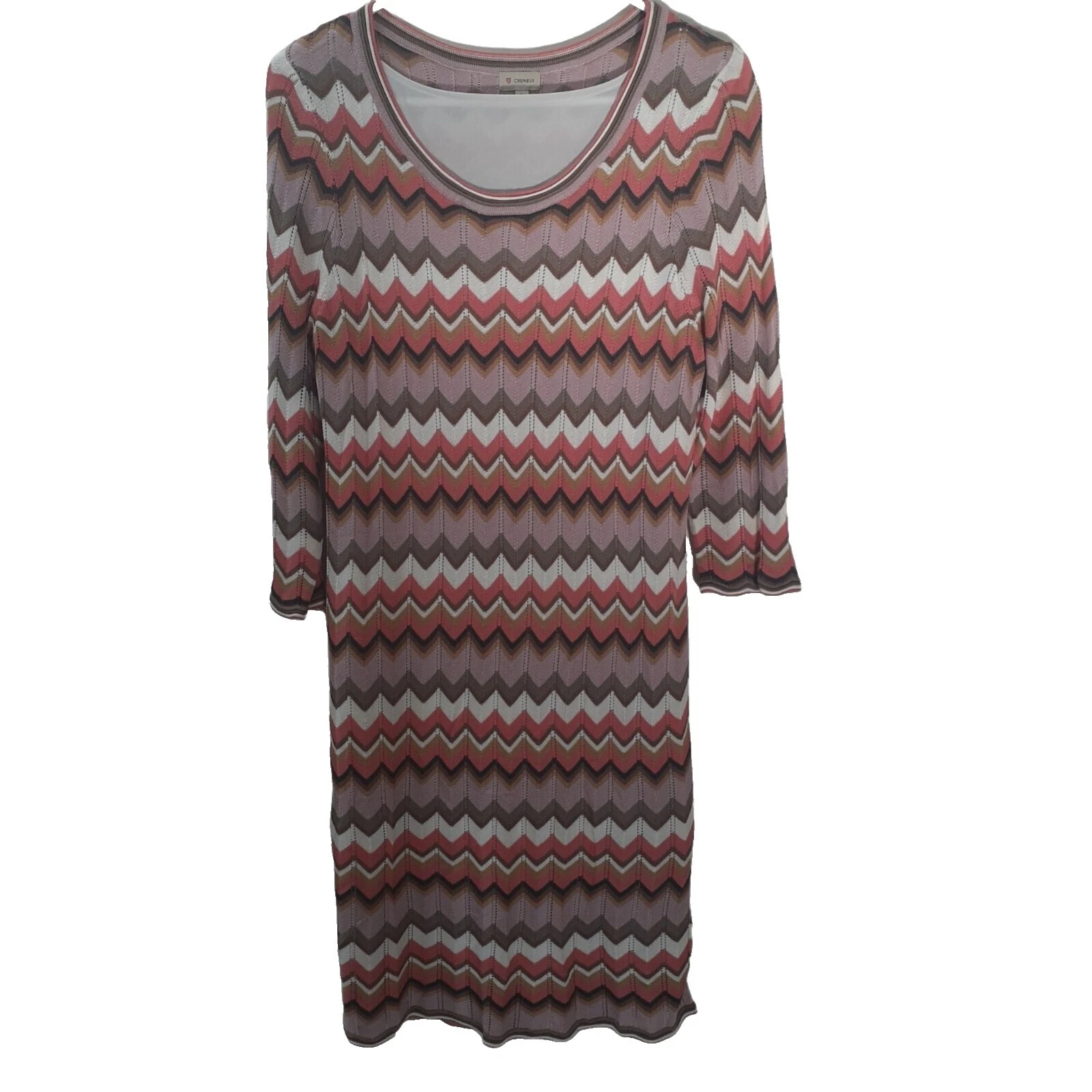 Vestidos de manga larga marrón para Mujeres