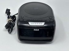 RCA CD AM FM Alarm Clock Radio RP5605-A Tested Good Condition