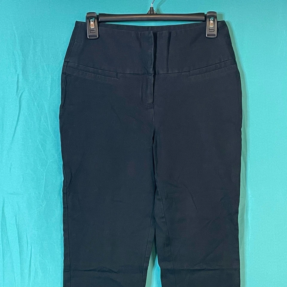 Arden B Womens Pants Black Size 6 Pockets Zipper Casual Stretch Straight - Image 3 of 4