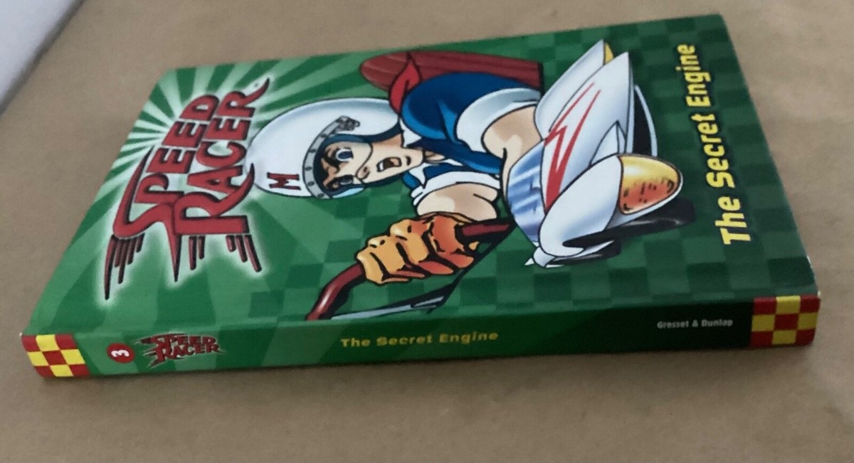 Speed Racer The Secret Engine hardcover book Chase Wheeler YA 1st