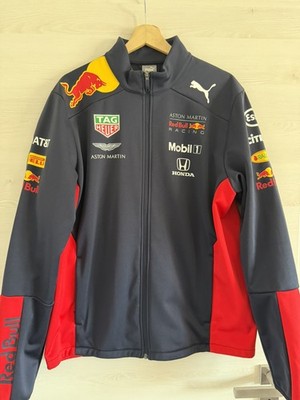 Original Puma Red Bull F1 Racing Aston Martin Softshelljacke in Größe L