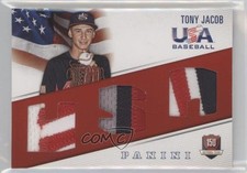 2015 USA Baseball Box Set 15U National Team Jerseys Prime 11/35 Tony Jacob 4m3