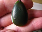 GOBI AGATE NECKLACE GREEN/WHITE 1.3x.87x.54inchs GOBI DESERT MONGO #115 — photo 7