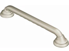 Moen LR8724D3GBN Home Care 24" x 1-1/4" Grab Bar Curl Grip Nickel ADA COMPLIANT