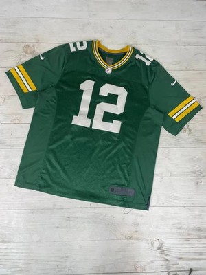 Nike NFL Green Bay Packers #12 Aaron Rodgers Jersey Men Sz XL