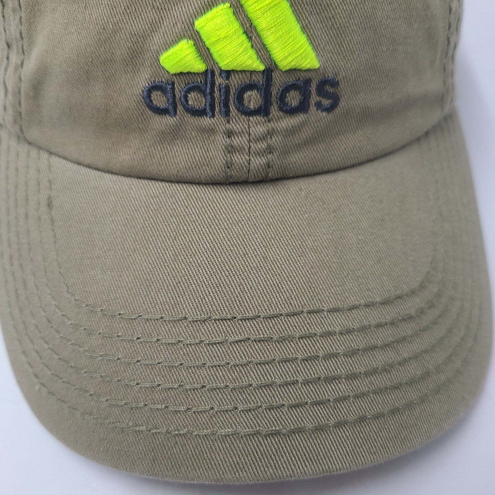 Adidas Hat Strapback Green Adjustable Cotton Casu… - image 3