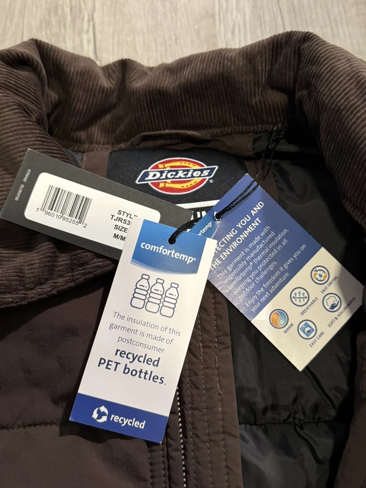 Dickies Overbrook Eisenhower Shell Puffer Men’s Jacket size M - Image 4 of 4