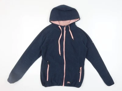 Trespass Damen Fleecejacke blau mit Kapuze Größe 10 - Bild 1 von 4