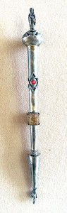 ANTIQUE RUSSIAN MARKED 1832 & MK 84 SILVER YAD TORAH POINTER JUDAICA JEWISH