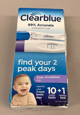 Clearblue Easy Ovulation Kit 10 Ovulation Test 1 Pregnancy Test - Exp 04/2027