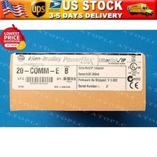 2022 New Sealed Allen Bradley 20-COMM-E Ser B Ethernet/IP Adapter