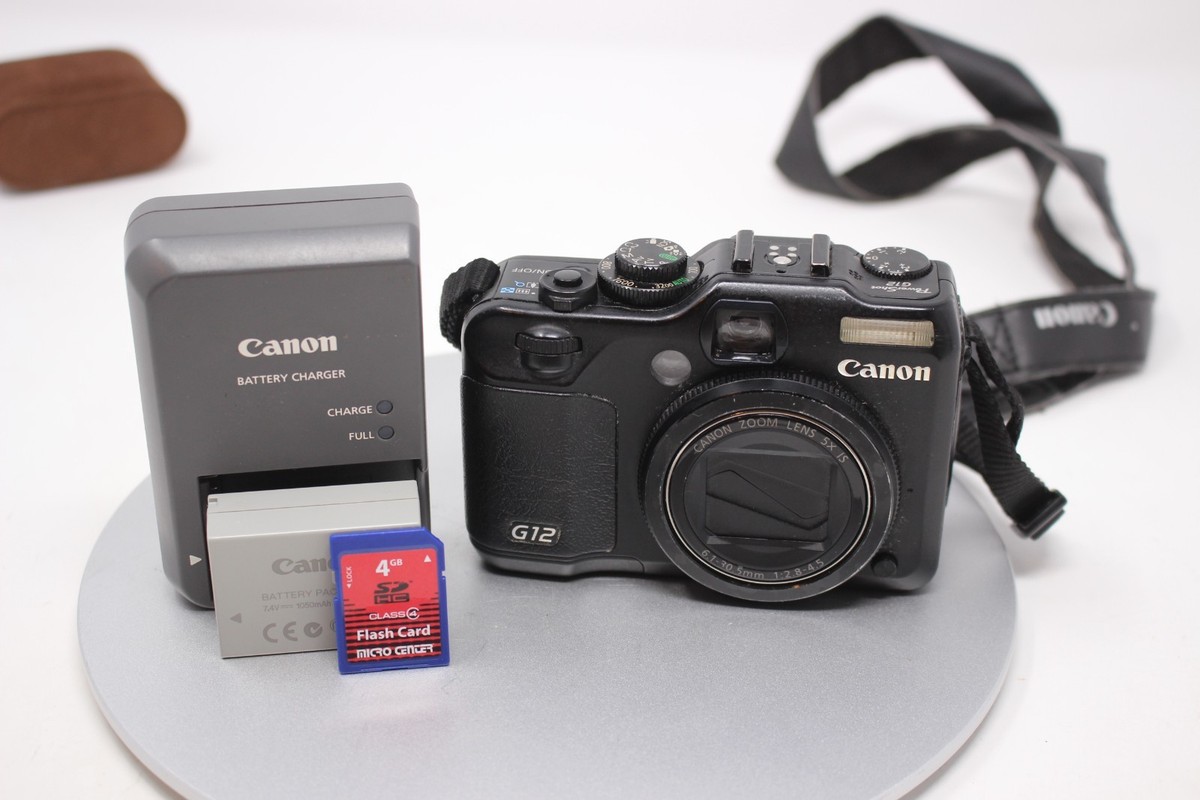 Canon PowerShot G12 10.0MP Digital Camera - Black for sale online