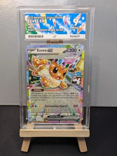 Eevee ex 075/131 - Prismatic Evolutions - Play! Stamp Series Seven - Ace 9