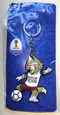 FIFA WM 2018 Russisches Maskottchen Hund 2026 Never Openend Silberring Messi alt