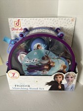 Disney Junior Frozen 2 Marching Band Drum Set 7 Piece By First Act Play New