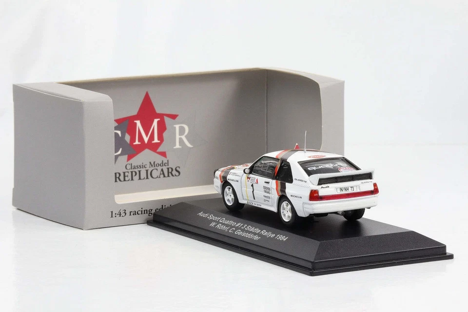 1:43 Audi Sport Quattro #1 3 Villes Lacs 1984 Röhrl Geistdörfer CMR - Immagine 2 di 4