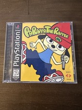 PaRappa the Rapper (Sony PlayStation 1, 1997) PS1 Black Label Tested No Poster