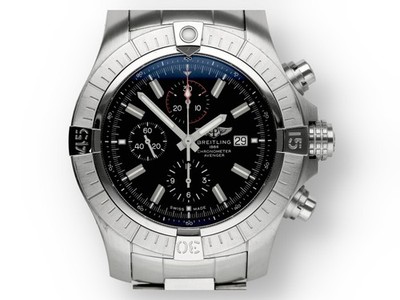 Original Breitling Super Avenger Herren Chronograph in Edelstahl 2020