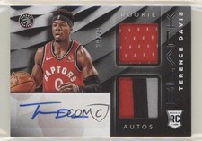 2019 Panini Black Rookie Memorabilia Silver 29/49 Terence Davis #RM-TD Auto 1h1
