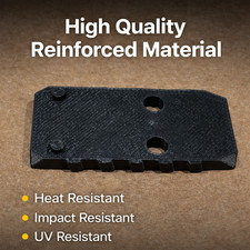 Beretta Apx A1 Carry Optic Plate Rms-c Shield Footprint Serrated Side