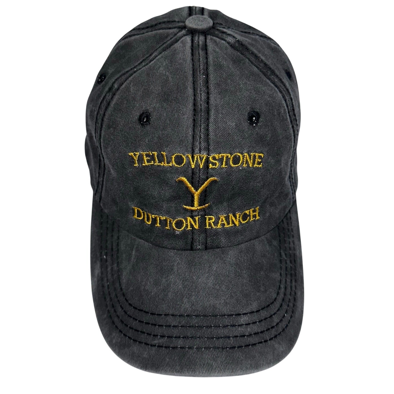 Yellowstone Dutton Ranch Stonewashed Grey Cotton … - image 2