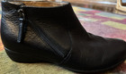 Dansko Black Leather Ankle Bootie Zip Comfort Wedge Shoes Women’s Size 7 — photo 1