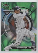 2023 Topps Finest Green Lava Refractor 17/99 Oswald Peraza #13 0u0l
