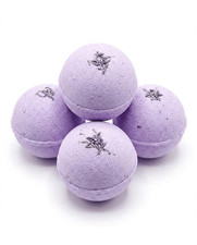 Bath Bombs Gift Set Large 8 oz Fizzy 4 Pack Lavender Moisturizing Spa Bath Gifts